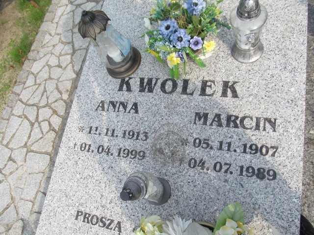 Anna Kwolek 1913 Gmina Żagań - Grobonet - Wyszukiwarka osób pochowanych