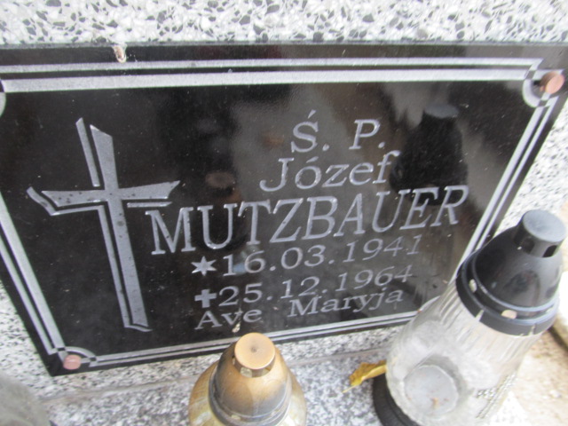 Józef Mutzbauer 1941 Gmina Żagań - Grobonet - Wyszukiwarka osób pochowanych