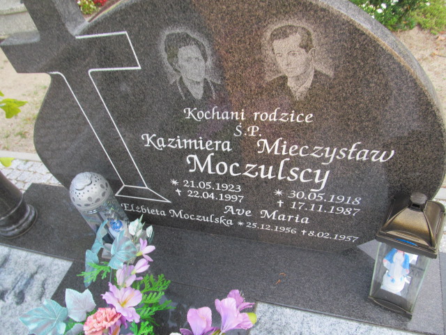Kazimiera Moczulska 1923 Gmina Żagań - Grobonet - Wyszukiwarka osób pochowanych