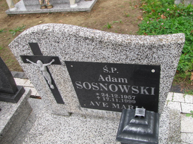Adam Sosnowski 1957 Gmina Żagań - Grobonet - Wyszukiwarka osób pochowanych