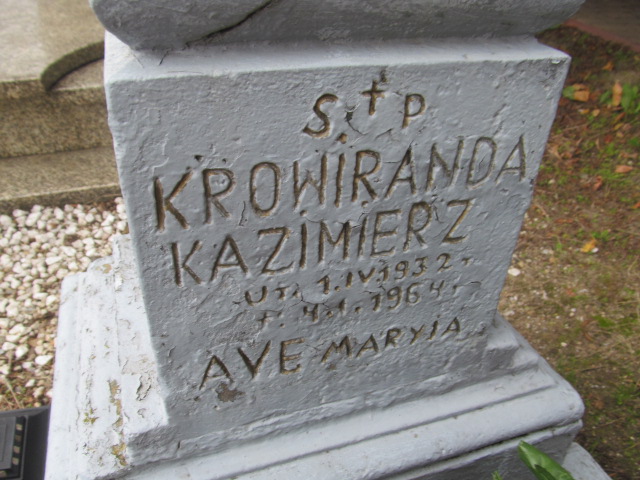 Kazimierz Krowiranda 1932 Gmina Żagań - Grobonet - Wyszukiwarka osób pochowanych