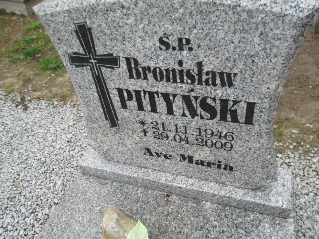 Bronisław Pityński 1946 Gmina Żagań - Grobonet - Wyszukiwarka osób pochowanych