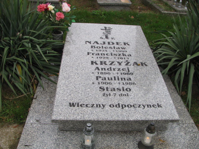 Grób Bolesław Najdek
