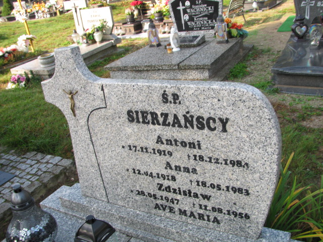 Antoni Sierzański 1919 Gmina Żagań - Grobonet - Wyszukiwarka osób pochowanych